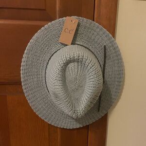 Grey woven CC hat
